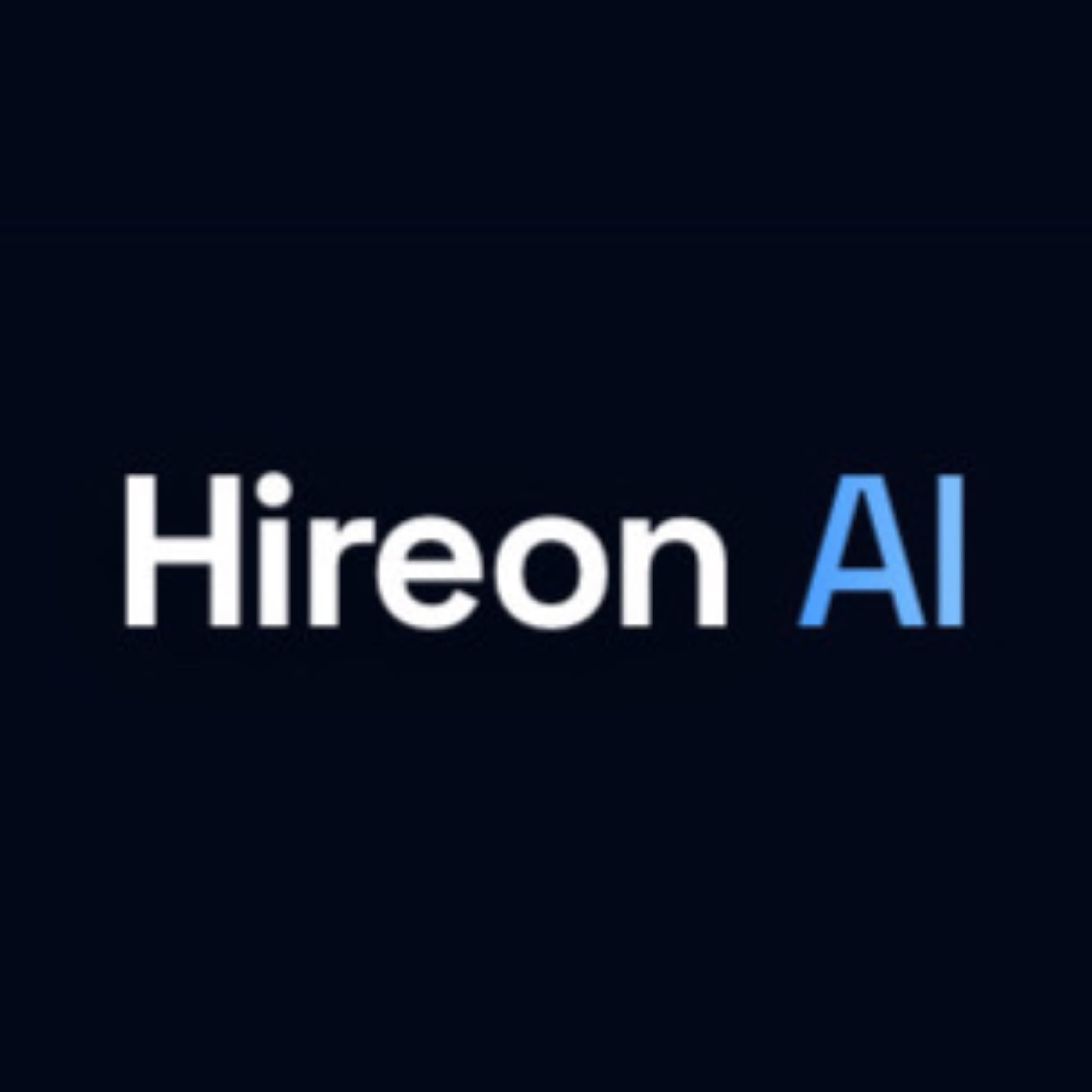 Screenshot of Hireon AI